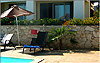 Pool terrace in front of Apartment 24